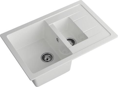 Кухонная мойка GRANFEST QUADRO Q-775KL иней