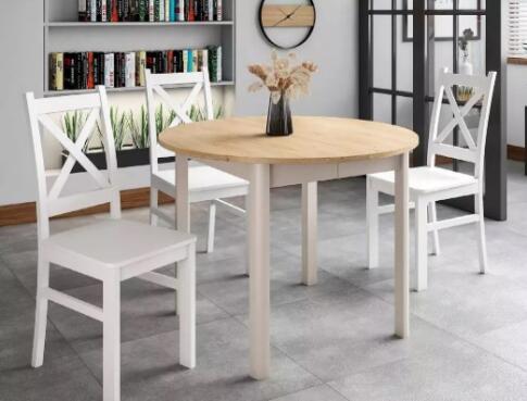 Стол обеденный SIGNAL DANTE дуб кремона/кашемир 102-144/102