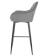 Стул барный SIGNAL CHERRY H-1 Velvet Bluvel 14 серый/черный
