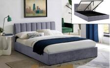 Кровать SIGNAL MONTREAL Velvet tap. 192 серый, 140/200