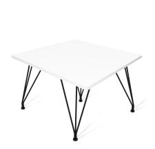 Стол журнальный Sheffilton SHT-TU29/H36/ЛДСП 60/60 артикул Сж-103 черный муар/белый