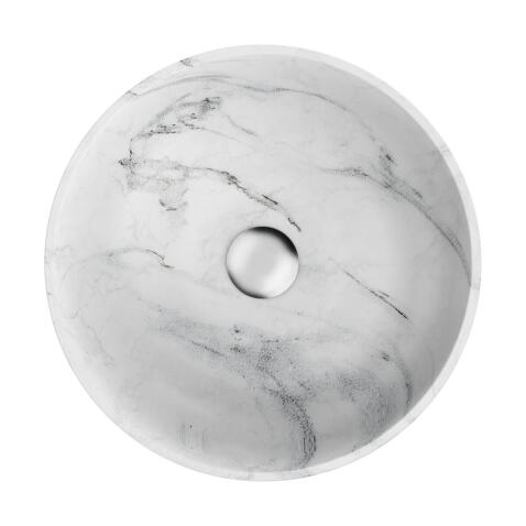 Раковина для ванной Omoikiri Hitomi-WH Natceramic/marble
