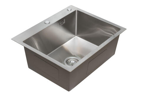 Кухонная мойка из нержавейки BLANTEK LS-5848S Brushed