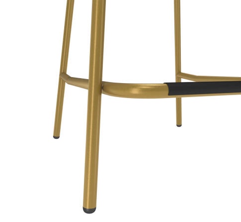 Стул полубарный Sheffilton SHT-ST38/S29P-1 ночное затмение/золото