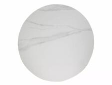 Стол обеденный SIGNAL TALIA эффект белого мрамора/черный 90