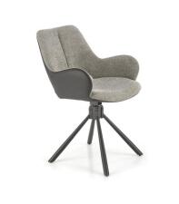 Стул HALMAR K494 серый/черный, поворотный