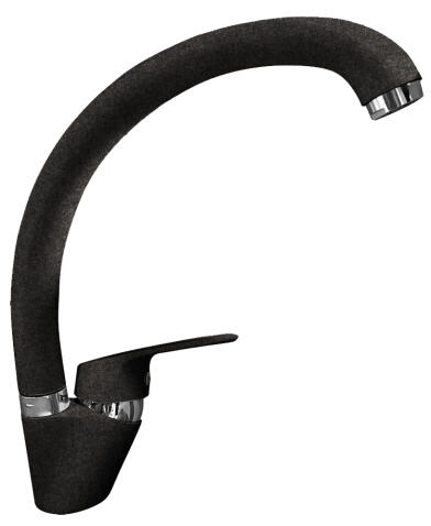 Смеситель для кухни GRANFEST QUARZ Z-3323 черный