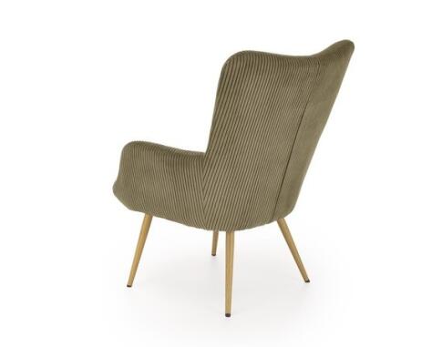 Кресло HALMAR AMARO оливковый