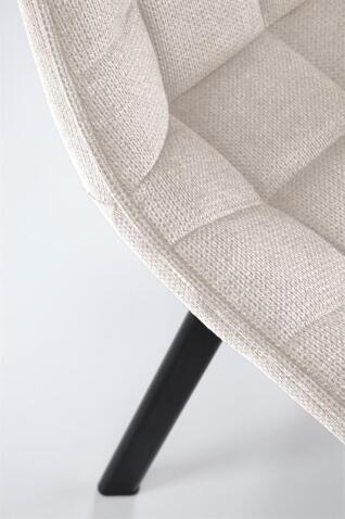 Стул HALMAR K549 бежевый/черный