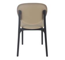 Стул Sheffilton SHT-S180 бежевый/черный