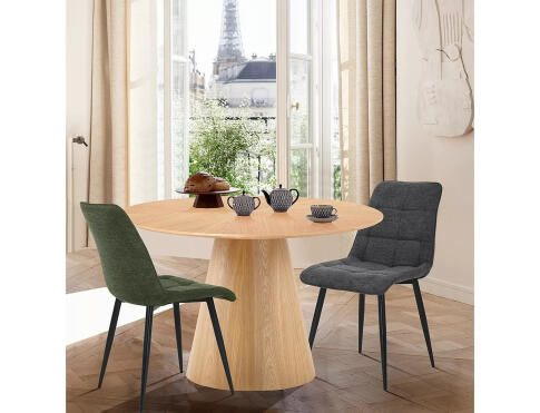 Стул SIGNAL CHIC Brego 18 серый/черный