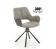 Стул HALMAR K494 серый/черный, поворотный