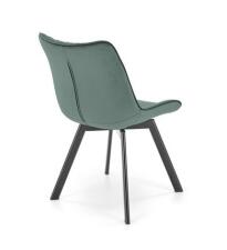Стул HALMAR K520 темно-зеленый/черный, поворотный
