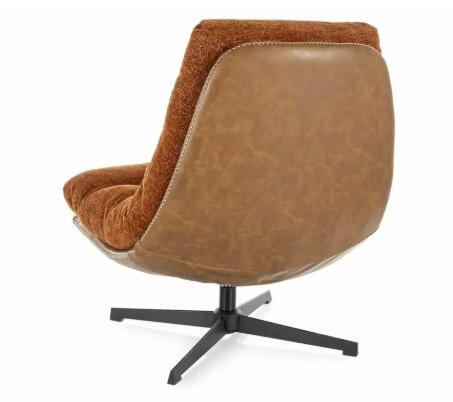 Кресло SIGNAL FELICIA Raven 44 корица/бежевый/черный мат