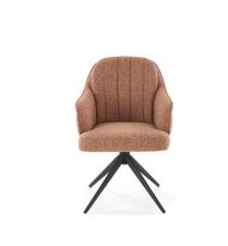 Стул HALMAR K570 корица/черный, поворотный