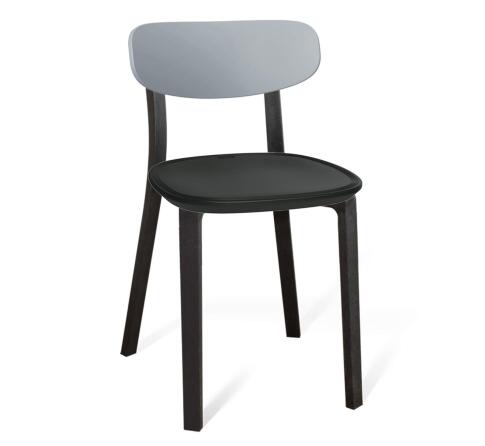 Стул Sheffilton SHT-S85-2 серый/черный/черный муар Стул Sheffilton SHT-S85-2 серый/черный/черный муар