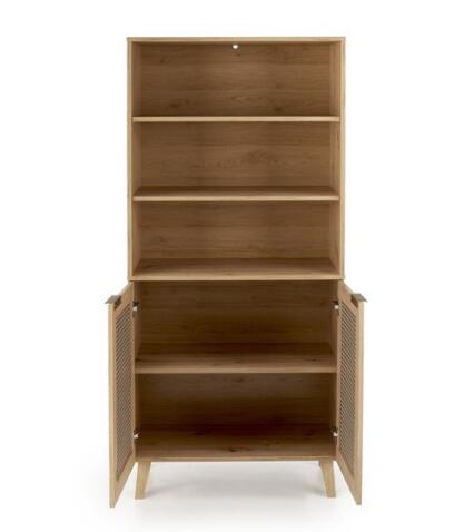 Стеллаж HALMAR BORNEO REG-1 дуб артизан/черный