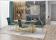 Стол обеденный HALMAR KONAMI черный мрамор/золотой 160/90
