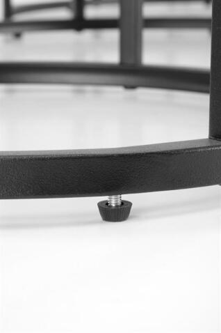 Комплект HALMAR GILDA (3 стола журнальных) белый мрамор/черный