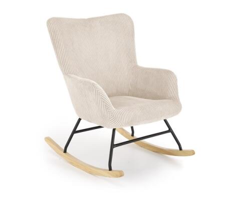 Кресло-качалка HALMAR BELMIRO кремовый