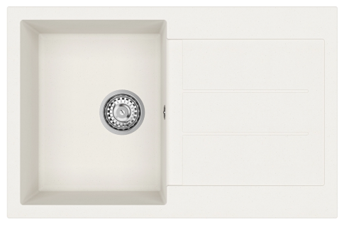 Мойка кухонная AQUASANITA Rock SQR 103 710 AW alba