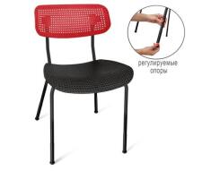 Стул Sheffilton SHT-S85PB-1 артикул СТ-278 черный/красный/черный муар