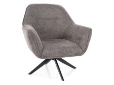 Кресло SIGNAL GALIA Brego серый/черный