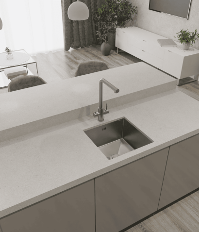 Кухонная мойка из нержавеющей стали GRANFEST METAL 4444 нержавеющая сталь