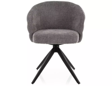 Стул SIGNAL ORES t.252 серый/черный, поворотный