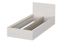 Кровать NN Мебель МСП 1 Ясень Анкор светлый 90/200 (серия 2)