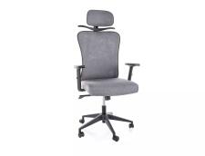 Кресло компьютерное SIGNAL Q080M серый/черный