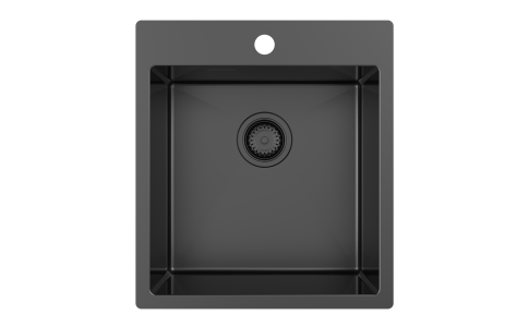 Мойка кухонная AQUASANITA Steel AIR 100 X-T graphite