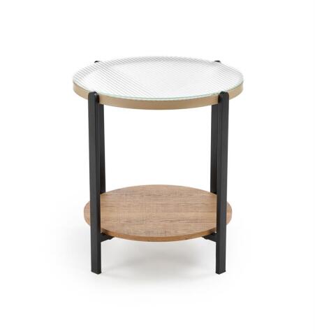 Стол журнальный HALMAR KAMALA S натуральный/черный