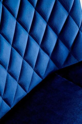 Стул HALMAR K520 синий/черный, поворотный