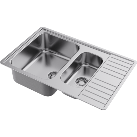 Кухонная мойка из нержавейки Omoikiri Sagami 79-2-IN нержавеющая сталь