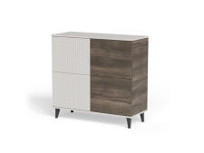 Комод HALMAR RANDOM 2 KM-2 кашемир/орех/черный