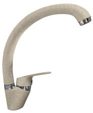 Смеситель для кухни GRANFEST QUARZ Z-3323 песочный