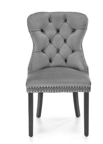 Стул HALMAR MIYA серый/черный