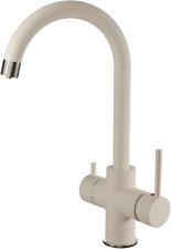 Смеситель для кухни GRANFEST QUARZ Z-5422 белый