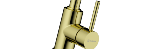 Смеситель для кухни Omoikiri Shinagawa-LG светлое золото