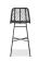 Стул барный HALMAR H97 черный/черный