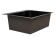 Кухонная мойка из нержавейки BLANTEK LS-5848HN Honeycomb Nano black