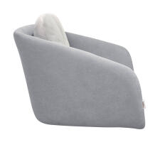 Стул барный Sheffilton SHT-ST43-2/S148 стальной серый/серое облако/черный мауар/золотой