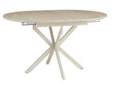 Стол обеденный SIGNAL GASTON Ceramic травертин/кашемир 100-135/100