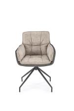 Стул HALMAR K523 серый/черный