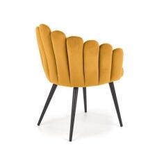 Стул HALMAR K410 горчичный/черный