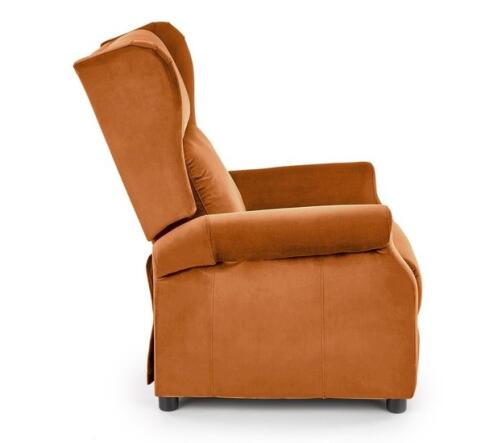 Кресло HALMAR AGUSTIN 2 раскладное, корица