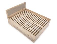 Кровать HALMAR BORNEO LOZ-160 дуб артизан/черный, 160/200