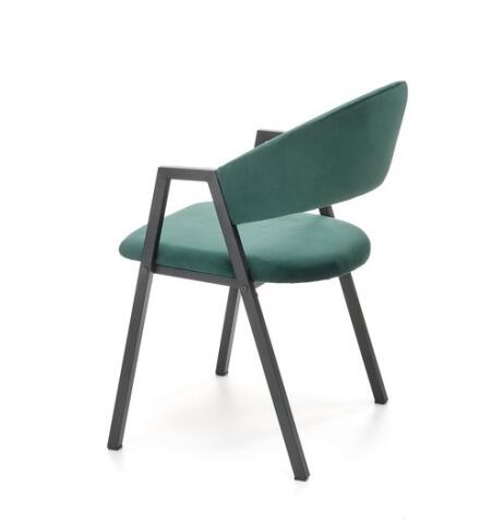Стул HALMAR K473 темно-зеленый/черный