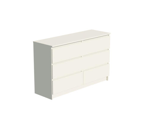 Комод ДСВ (МС Мори) МК 1200.6 Сатин